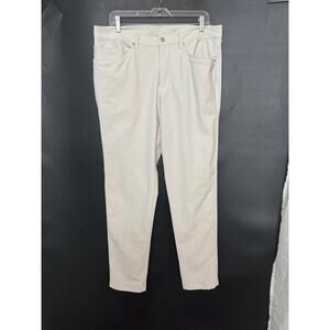 Lululemon Mens Pants Size 35 Off White $128 Retail